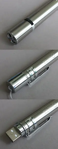 Foto aus der offiziellen Meldung: QUETA Laserpointer — Risiko: Sehschaden (A12/03083/23)