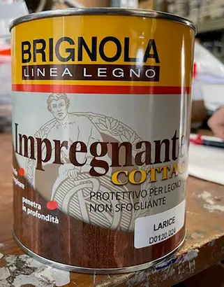 Photo de l’avis officiel: BRIGNOLA BRIGNOLA IMPREGNANTE COTTAGE Vernis — risque: Risque chimique