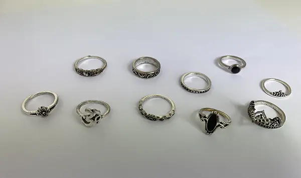 Photo de l’avis officiel: Bohemian Statement Ring Set Vintage Bagues — risque: Risque chimique
