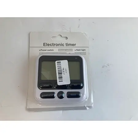 Photo from the official notice: Not specified Kitchen Timer Digital Screen Kitchen Timer Large — environment risk