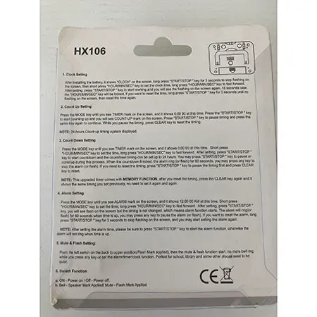 Photo from the official notice: Not specified Kitchen Timer Digital Screen Kitchen Timer Large — environment risk