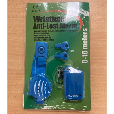 Foto uit de officiële melding: Wristband Anti-Lost Alarm — risico: Milieu