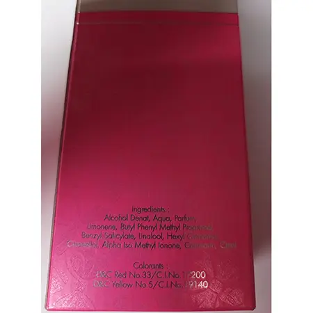 Photo de l’avis officiel: I Scents Chic Eau de Parfum — risque: Risque chimique