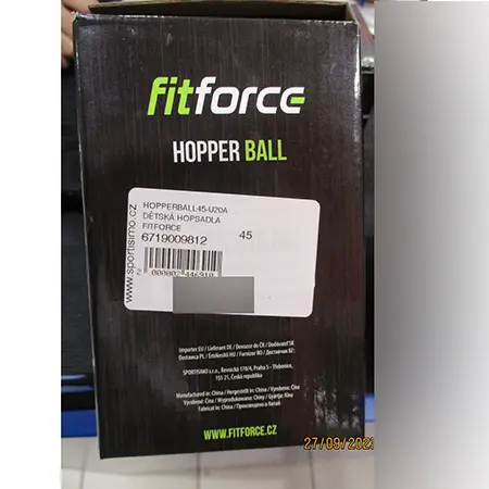 Photo de l’avis officiel: Fitforce Ballon de saut — risque: Risque chimique