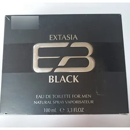 Photo de l’avis officiel: New Brand Prestige Extasia Black Eau de Toilette — risque: Risque chimique