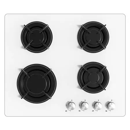 Foto aus der offiziellen Meldung: Electriq Built in Gas Hob Eingebautes Gaskochfeld — Risiko: Verbrennungen & Feuer