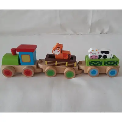 Foto do aviso oficial: Bino BINO wooden train with animals Comboio dos brinquedos — risco: Engasgamento