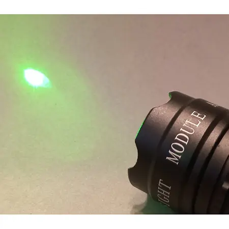 Foto aus der offiziellen Meldung: Huonje SIGHT VANE Laserpointer — Risiko: Sehschaden & Elektrischer Schlag
