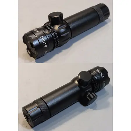 Foto aus der offiziellen Meldung: LASER SIGHT MODULE ARMED FORCES Laserpointer — Risiko: Sehschaden & Elektrischer Schlag
