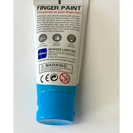 Foto dell’avviso ufficiale: Mideer Finger paint Vernice per dita — rischio: Rischio chimico