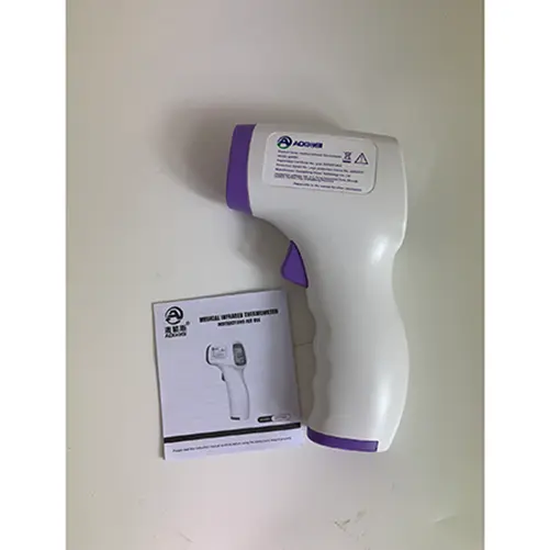 Photo from the official notice: AOGESI Infrared thermometer — environment risk