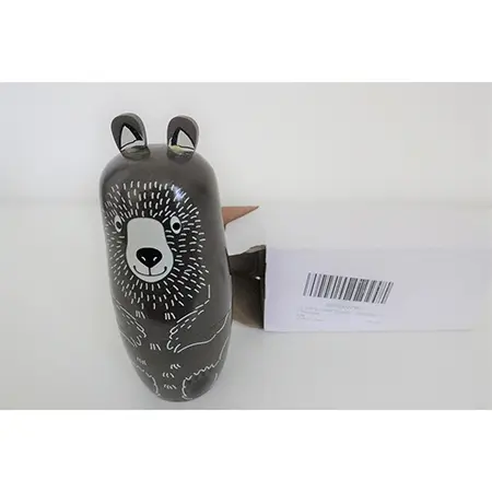 Foto do aviso oficial: ULTNICE 5 Stück Russische Matroschka-Puppen Bärendesign Holzpuppe Bonecas de nidificação de brinquedos — risco: Engasgamento