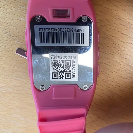 Foto do aviso oficial: Watch with GPS for children - Pink Relógio inteligente para crianças — risco: Ambiente