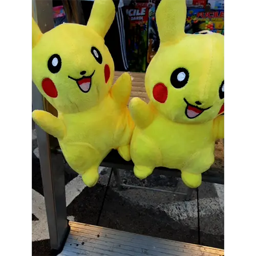 Photo from the official notice: Pikachu Soft toy — choking risk