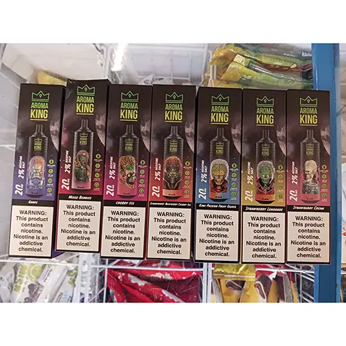 Photo de l’avis officiel: AROMA KING 9000 MARS 9000 MIXED BERRIES Cigarette électronique jetable — risque: Risque chimique