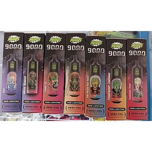 Foto aus der offiziellen Meldung: Aroma King MARS 9000 STRAWBERRY LEMONADE Elektronische Einweg-Zigarette — Risiko: Chemikalie