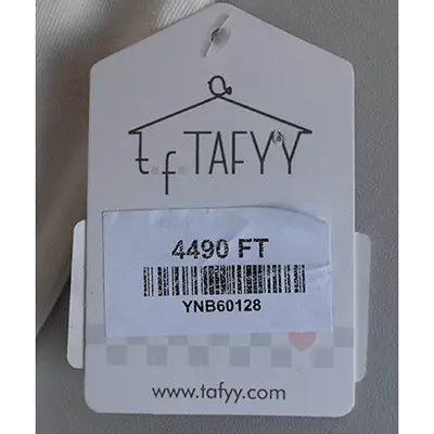 Foto aus der offiziellen Meldung: T.F. TAFYY Babykleidungsset — Risiko: Ersticken