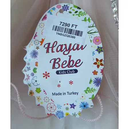 Photo de l’avis officiel: Hayal Babe Kids Club Hayal Babe Robe d’enfant — risque: Étouffement & Blessures