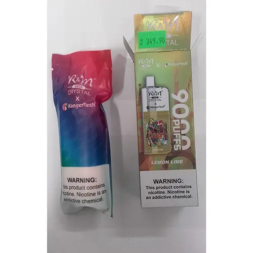 Zdjęcie z oficjalnego zgłoszenia: R&amp;M® 9000 CRYSTAL X KangerTech® 9000 PUFFS R&amp;M® 9000 CRYSTAL X KangerTech® 9000 PUFFS Papieros elektro — ryzyko: Chemiczne