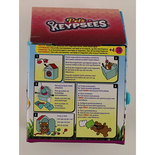 Photo de l’avis officiel: Pet´s Keypsees Jouet surprise — risque: Blessures