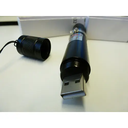Foto aus der offiziellen Meldung: buauudir Laserpointer — Risiko: Sehschaden