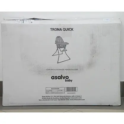 Photo de l’avis officiel: Asalvo TRONA QUICK Chaise haute — risque: Blessures
