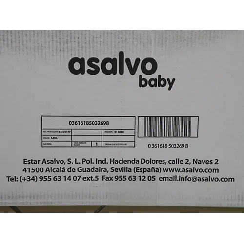 Photo de l’avis officiel: Asalvo TRONA QUICK Chaise haute — risque: Blessures