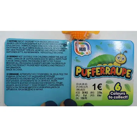 Photo de l’avis officiel: PUFFERRAUPE Jouet puffer — risque: Étouffement