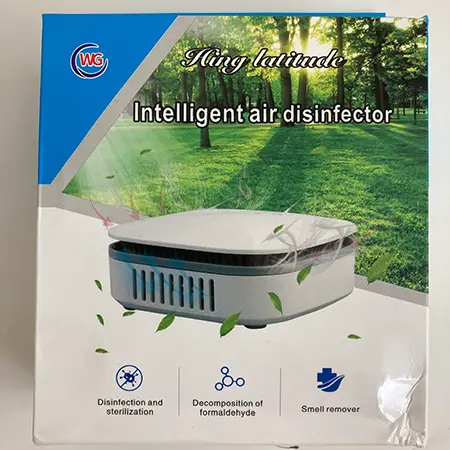 Photo de l’avis officiel: WG Intelligent air disinfector Purificateur d’air — risque: Risque chimique & Environnement