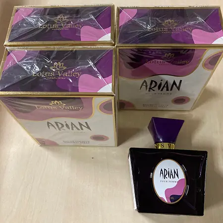 Foto dell’avviso ufficiale: Lotus Valley PERFUMES ARIAN POUR FEMME Eau de toilette — rischio: Rischio chimico