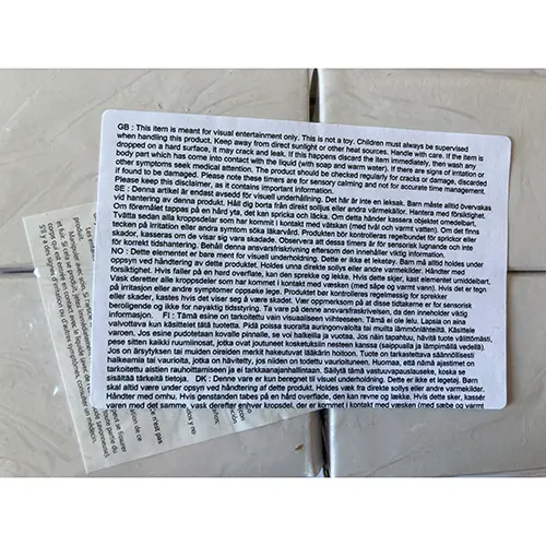 Foto dell’avviso ufficiale: Mini flytande timer Clessidra liquida — rischio: Rischio chimico