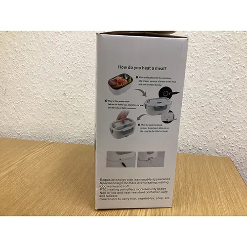 Foto do aviso oficial: structure Electric Lunch Box Lancheira elétrica — risco: Choque elétrico