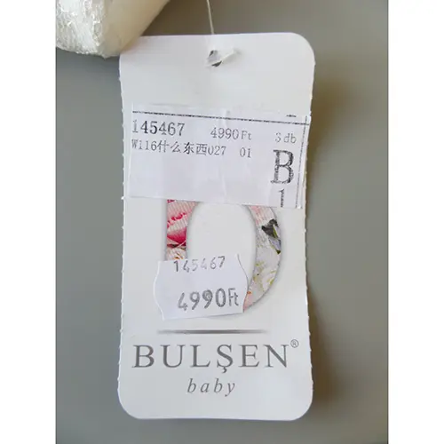 Photo de l’avis officiel: BULSEN BABY Robe d’enfant — risque: Étouffement & Blessures