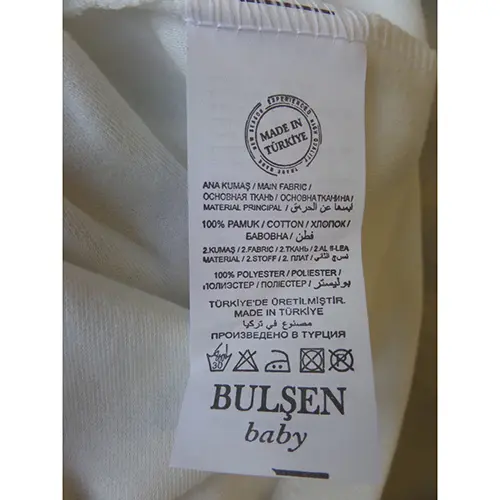 Photo de l’avis officiel: BULSEN BABY Robe d’enfant — risque: Étouffement & Blessures