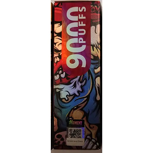 Photo de l’avis officiel: IMOMENT Watermelon ice Cigarette électronique jetable — risque: Risque chimique