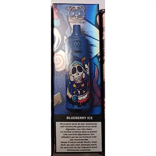 Photo de l’avis officiel: IMOMENT 9000 Blueberry Ice Cigarette électronique jetable — risque: Risque chimique