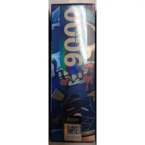 Photo de l’avis officiel: IMOMENT 9000 Blueberry Ice Cigarette électronique jetable — risque: Risque chimique