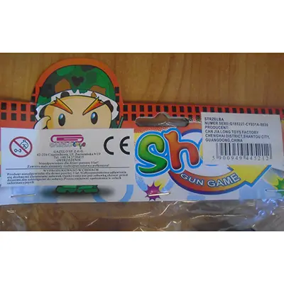 Photo de l’avis officiel: GAZELOtoys Strzelba Jeu de pistolet à jouet — risque: Étouffement