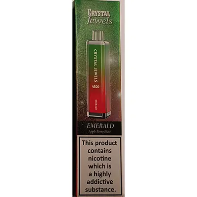 Foto do aviso oficial: IMOMENT CRYSTAL JEWEL EMERALD Apple Berry Blast Cigarros eletrónicos descartáveis — risco: Químico
