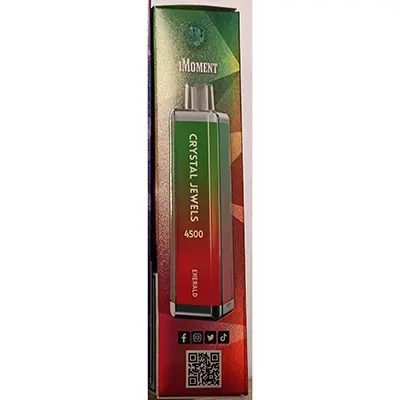Foto do aviso oficial: IMOMENT CRYSTAL JEWEL EMERALD Apple Berry Blast Cigarros eletrónicos descartáveis — risco: Químico