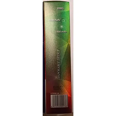 Foto do aviso oficial: IMOMENT CRYSTAL JEWEL EMERALD Apple Berry Blast Cigarros eletrónicos descartáveis — risco: Químico
