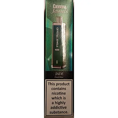 Foto aus der offiziellen Meldung: IMOMENT CRYSTAL JEWEL JADE Fresh Mint Elektronische Einweg-Zigarette — Risiko: Chemikalie