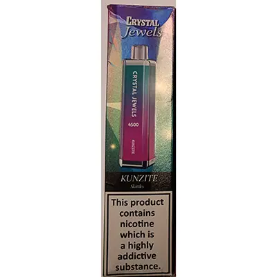 Photo from the official notice: IMOMENT IMOMENT CRYSTAL JEWEL KUNZITE Skittles disposable electronic cigarette. — chemical risk