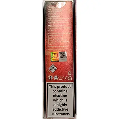 Photo de l’avis officiel: IMOMENT IMOMENT Cigarette électronique jetable. — risque: Risque chimique