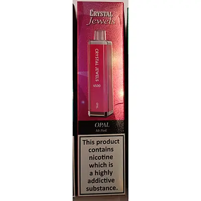 Photo from the official notice: IMOMENT IMOMENT CRYSTAL JEWELS OPAL Mr Pink disposable electronic cigarette. — chemical risk