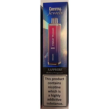 Photo de l’avis officiel: IMOMENT IMOMENT CRYSTAL JEWEL SAPPHIRE Blueberry Pomegranate Cigarette électronique jetable — risque: Risque chimique