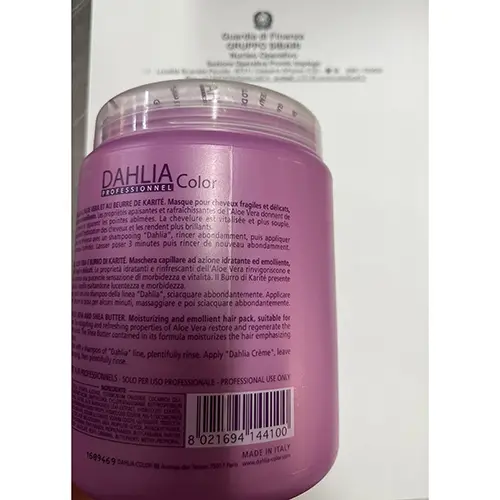 Foto dell’avviso ufficiale: Dahlia Color Crème pour cheveux Crema per capelli — rischio: Rischio chimico