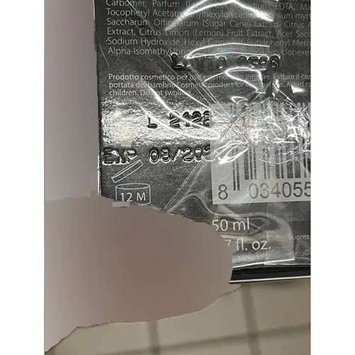 Photo de l’avis officiel: NATURA OIL Natura Oil trattamento viso 24 ore Crème pour le visage — risque: Risque chimique (A12/00503/24)