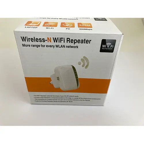 Foto uit de officiële melding: Wireless-N Wifi Repeater — risico: Chemische risico's & Milieu