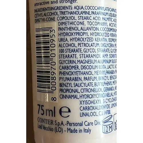 Foto dell’avviso ufficiale: Leocrema Mani e Unghie Crema per mani e unghie — rischio: Rischio chimico